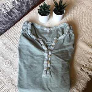 Lucky Brand 🍀 3/4 sleeve shirt